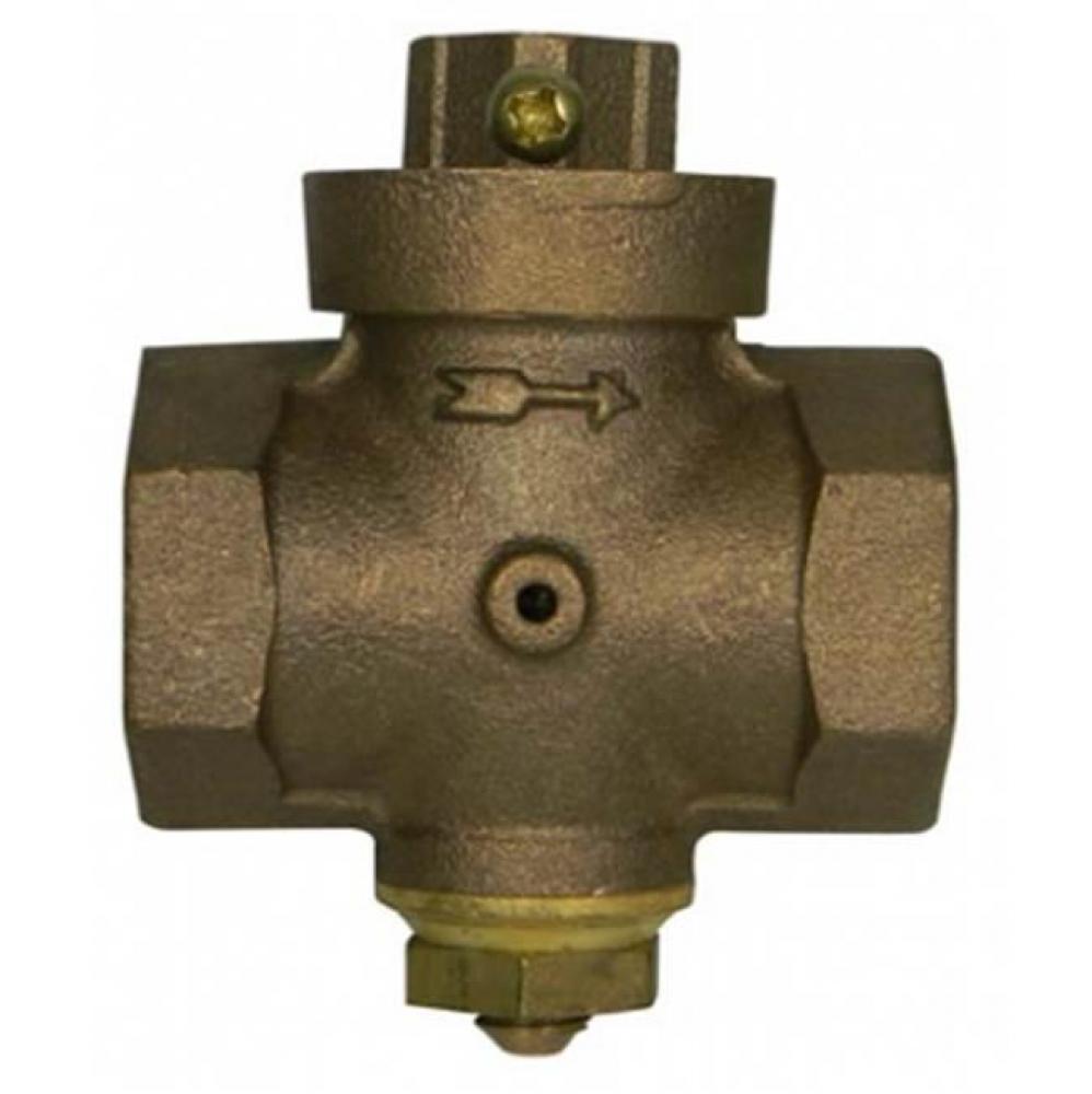 72832 1 STOP & DRAIN W/CHECK L/HNDL