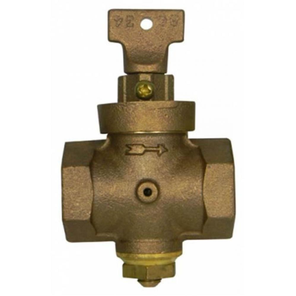 72832T 3/4 STOP & DR W/T HDLE