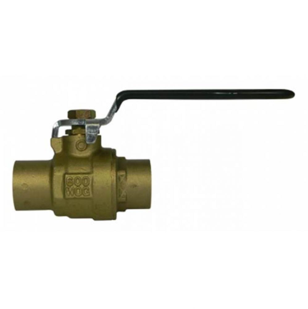 72032S 2 1/2 FULL PORT BALL VALVE SWEAT-NL