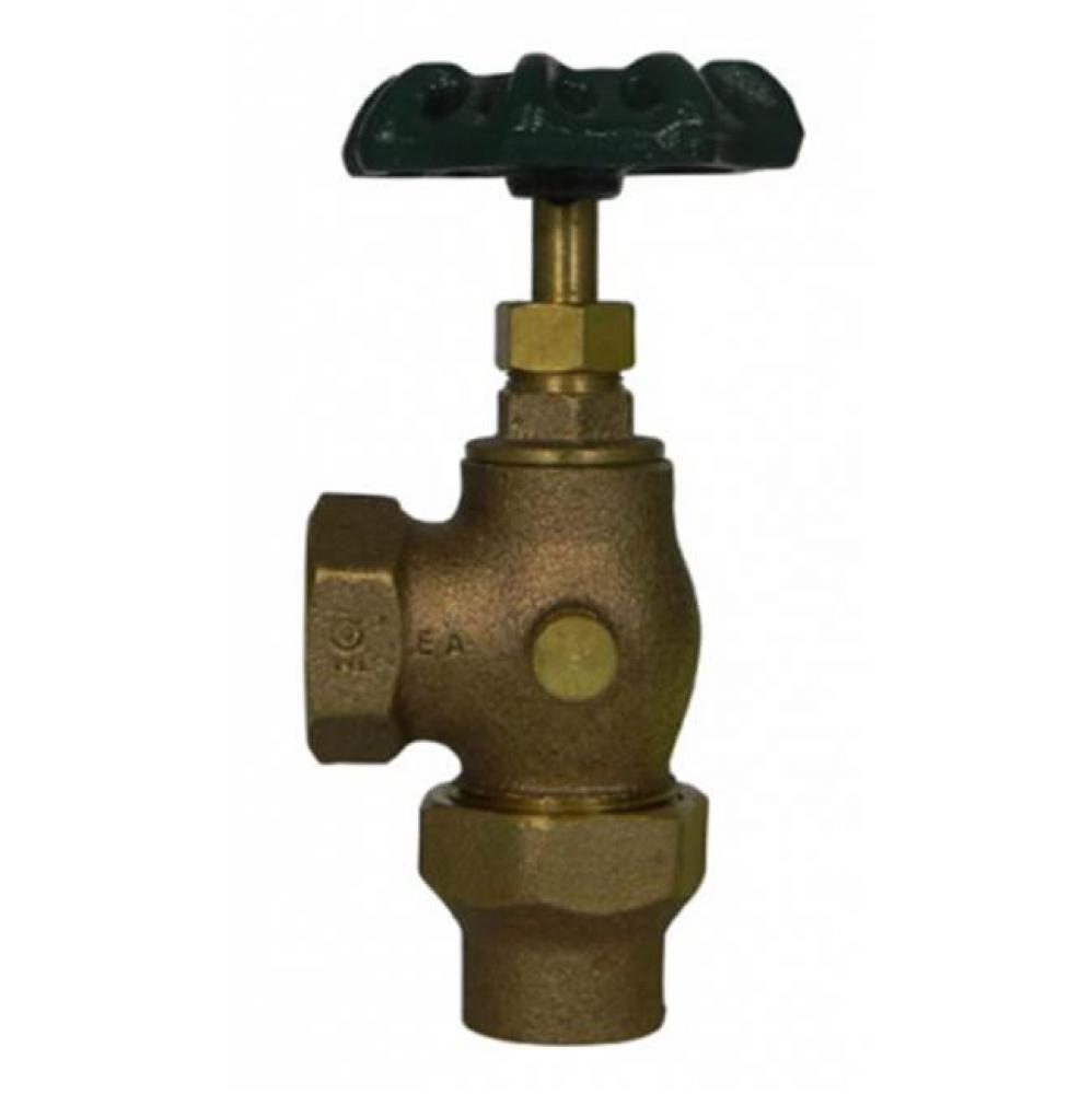 72025 3/4X3/4 ANGLE STOP & DRAIN VALVE FLARE X FNPT NL