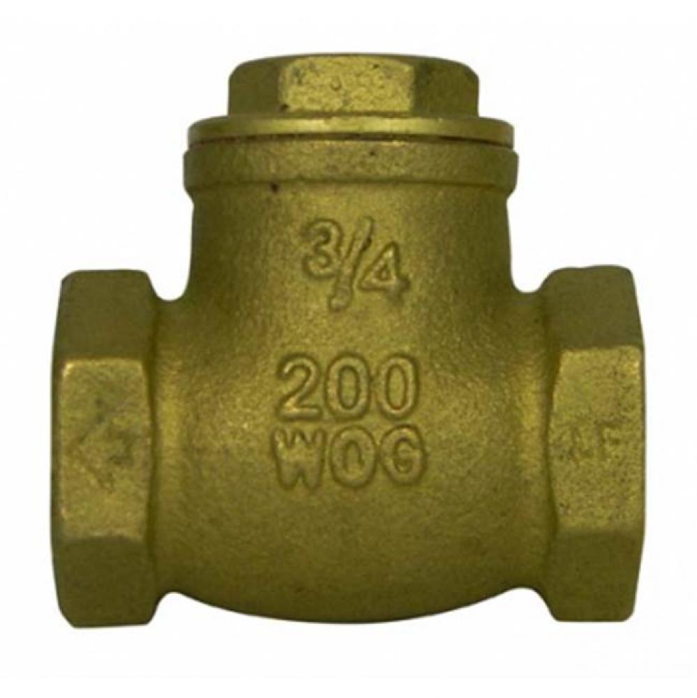 72050T 2 1/2 SWING CHECK VALVE-FNPT NL