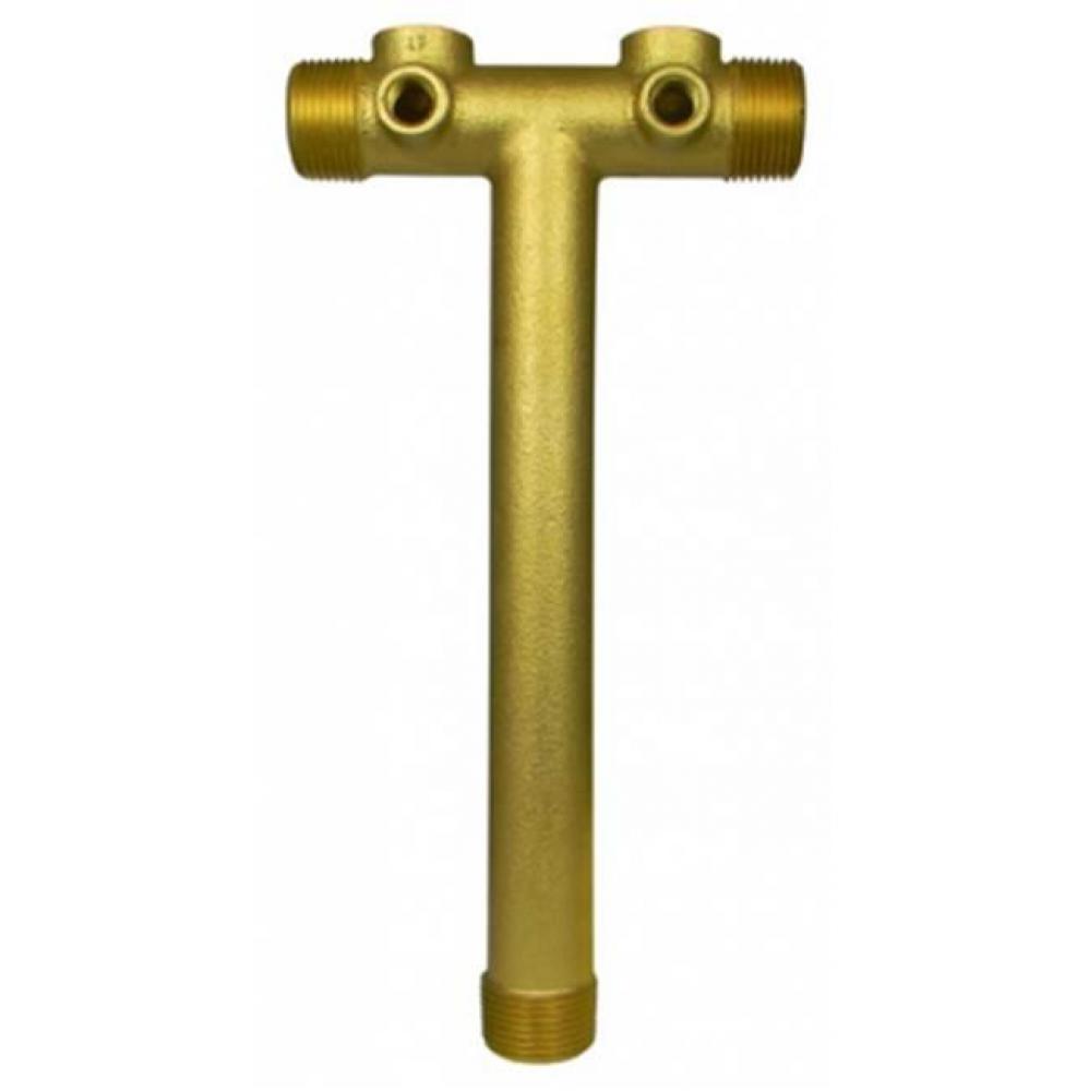 72045 1 1/4X11 TANK TEE-2 HOLE-NL