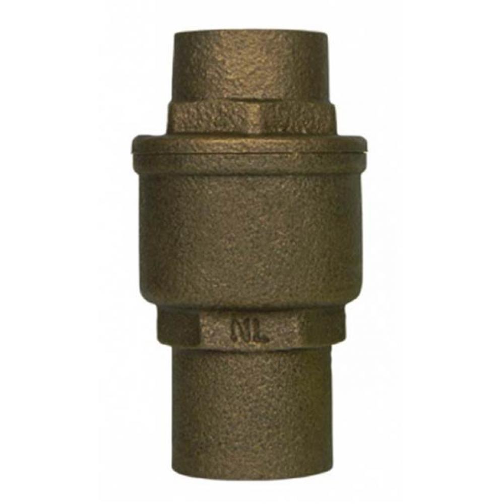 72054S 1/2 INLNE SPRING CHECK VALVE-SWEAT NL