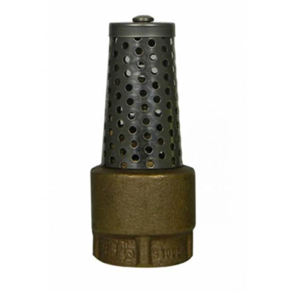 72116T 3/4 BRONZE FOOT VALVE FNPT-NL