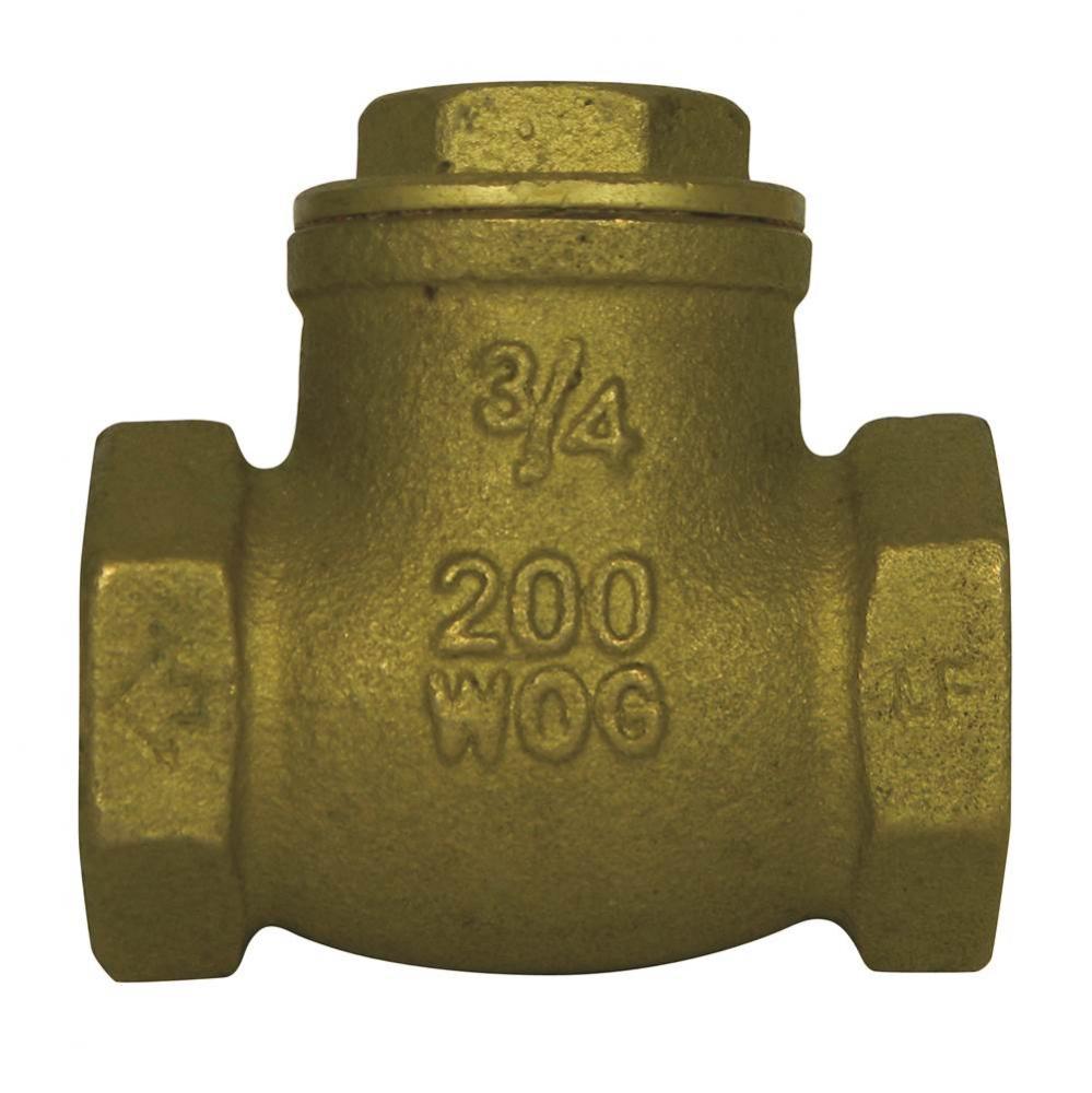 72050T 1/2 SWING CHECK VALVE-FNPT NL