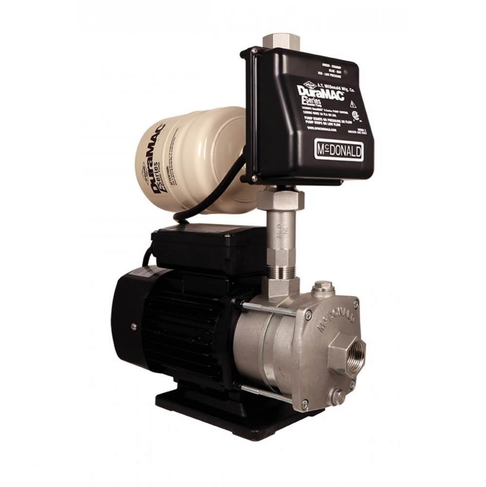 18052R020Pc1Ss E-Series Ss Booster 3/4Hp 120V And 52 Psi