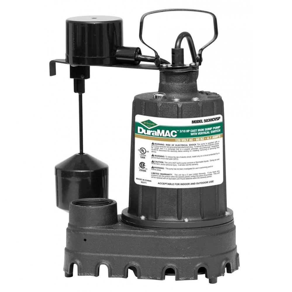 5030Cvsp Ci Sump Pump 3/10Hp Vertical