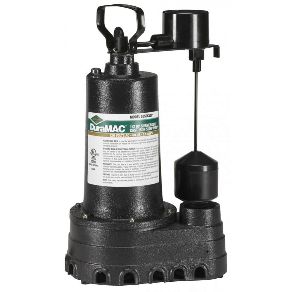 5050Cvsp Ci Sump Pump 1/2Hp Vertical