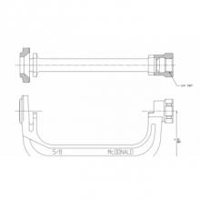 AY McDonald 4139-317 - 14-1F IRON YOKE 5/8 METER-3/4 INT FNPT RED