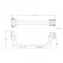 AY McDonald 4139-318 - 14-2F IRON YOKE 5/8X3/4 METER-3/4 INT FNPT BLK