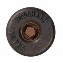 AY McDonald 4511-165 - 5614L CURB BOX LID PENTAGON PLUG 1 1/4 TAP