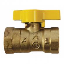 AY McDonald 4901-161 - 10710Y 1/2 GAS BALL VALVE CSA YELLOW HANDLE