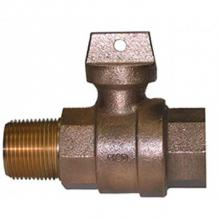 AY McDonald 5126-018 - 74104BF 3/4 BALL CORP/CURB MNPT  X FNPT - NL