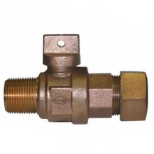 AY McDonald 5131-335 - 74104BCAPT 1 1/2 BALL CORP/CURB MNPT X CTS 16P-NL