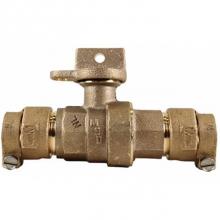 AY McDonald 5133-291 - 76100W-22-44 3/4 BALL CURB CTS X PVC - NL