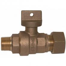 AY McDonald 5133-301 - 76107T 3/4 BALL CURB CTS X MNPT - NL