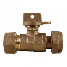 AY McDonald 5133-322 - 76100MWT 1X3/4X5/8 BALL VALVE CTS X METER - NL