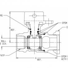 AY McDonald 5139-070 - 76101WY 1X3/4X02 BALL VALVE FNPT X YOKE - NL