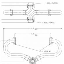 AY McDonald 5139-301 - 743-4--VVMM 44 M-STYLE INSTR MNUTxMNUT W/76101