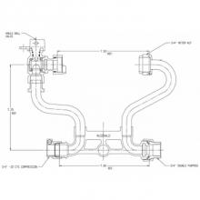 AY McDonald 5140-204 - 726-207WX2M 33 HxH MTRSTR SPBVxM NUT CTS X MNPT