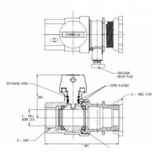 AY McDonald 5146-003 - 76101YV 3/4X5/8X01 BVALVE W/PENT DRN FNPTxYOKE-NL