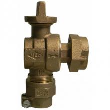 AY McDonald 5149-316 - 74602B-44 3/4 ANGLE BALL PVC X METER - NL