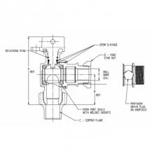 AY McDonald 5149-390 - 74602BYD 1X1X04 ANG BALL PENT DRN FLR X YOKE-NL