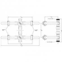 AY McDonald 5159-281 - 758-107NN X5.31 HORI TAN RSTR M NUT x M NUT