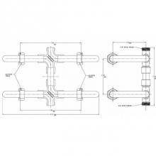 AY McDonald 5159-281 - 758-107NN X5.31 HORI TAN RSTR M NUT x M NUT