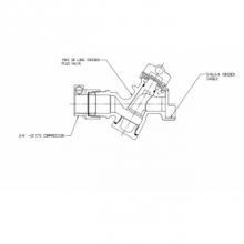 AY McDonald 5175-022 - 73060A 3/4 STRAIGHT PLUG VALVE FLARExYBOX-NL