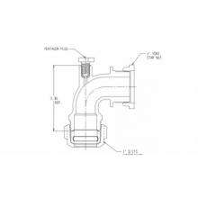 AY McDonald 5182-470 - 74779YWQ 3/4X02 QTR BEND W/PENT DRN CTSxYOKE-NL