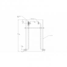 AY McDonald 5186-122 - 780W448WXPP 44X21 W STYLE SGL RISER PIT SPBV X M NUT