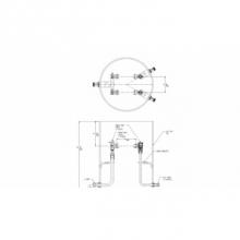 AY McDonald 5186-264 - 787-248WWPP 43X21 DUAL RISER PIT BRKT SPBV X SPBV