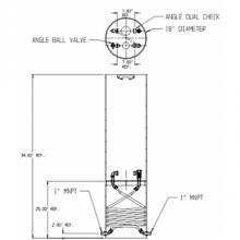 AY McDonald 5189-161 - 792D272KFPP 440X18X7.50 TAN COIL FPBVxFPDCK MNPTxMNPT
