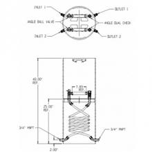 AY McDonald 5189-166 - 791-272QFPP 432X18 DUAL COIL SPBVxFPDCK MNPT X MNPT