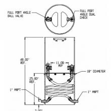 AY McDonald 5189-397 - 790-490KPPP 440X18 SGL COIL FPBVxFPDCK MNPTxMNPT