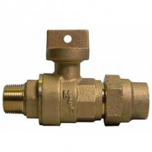 AY McDonald 5192-183 - 76107G 1 BALL CURB CTS X MNPT - NL