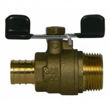 AY McDonald 5424-245 - 72030MP 3/4 BALL VALVE  PEX X MNPT-NL