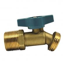 AY McDonald 5424-220 - 72007QT 1/2 NO KINK HOSE BIBB BALL VALVE QTR TURN MNPT X MGHT-NL