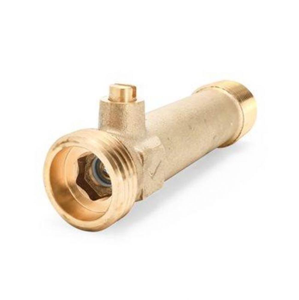 Water Heater Drain Valve - Brass 4-3/8'' Shank, Straight