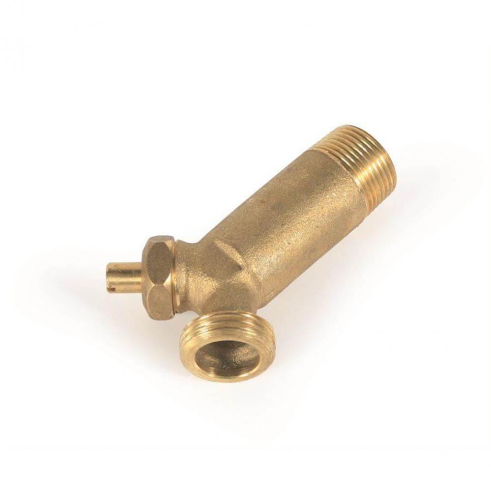 Water Heater Drain Valve Brass 2-1/4'' Shank