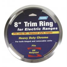 Camco 00313 - Trim Ring GE/HP 8'' Chrome Electric