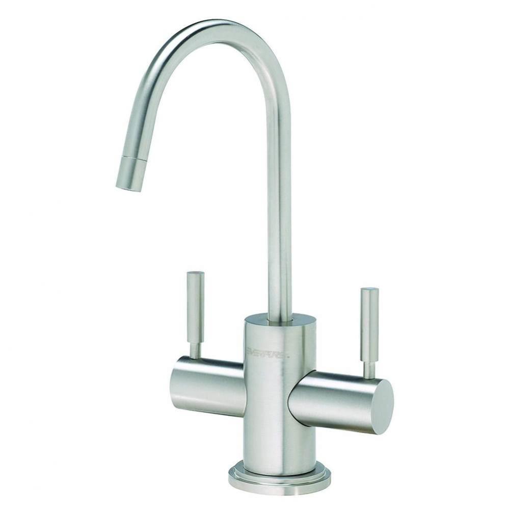 Faucet, Hot/Cold Brushed SS