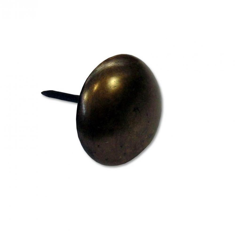 Medium-large round brass clavo