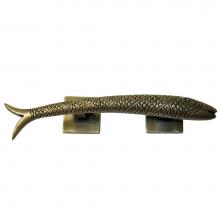 Gado Gado HPU7027L - Left Carved Fish Pull