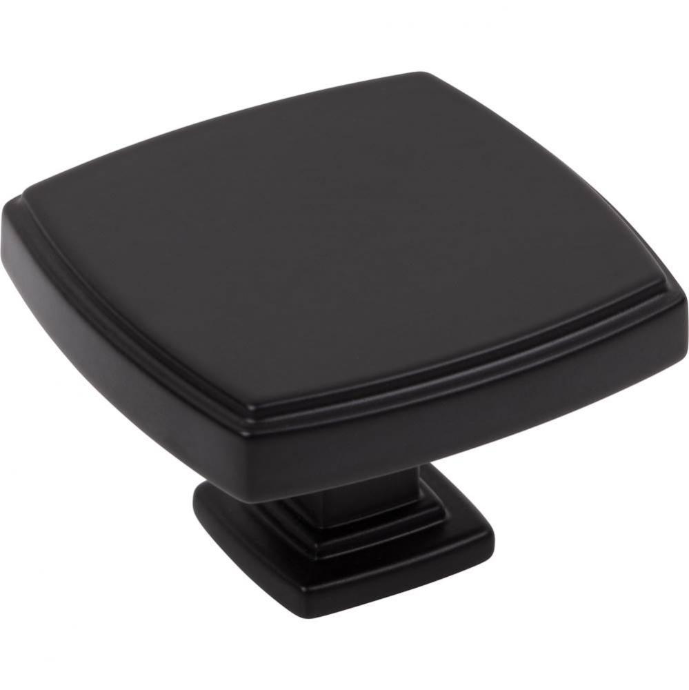 1-3/4'' Overall Length Matte Black Square Renzo Cabinet Knob