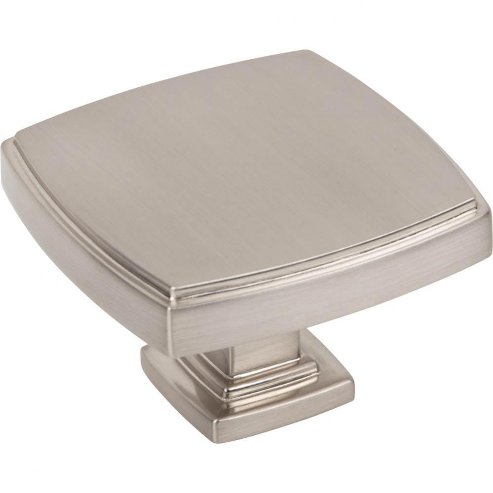 1-3/4'' Overall Length Satin Nickel Square Renzo Cabinet Knob