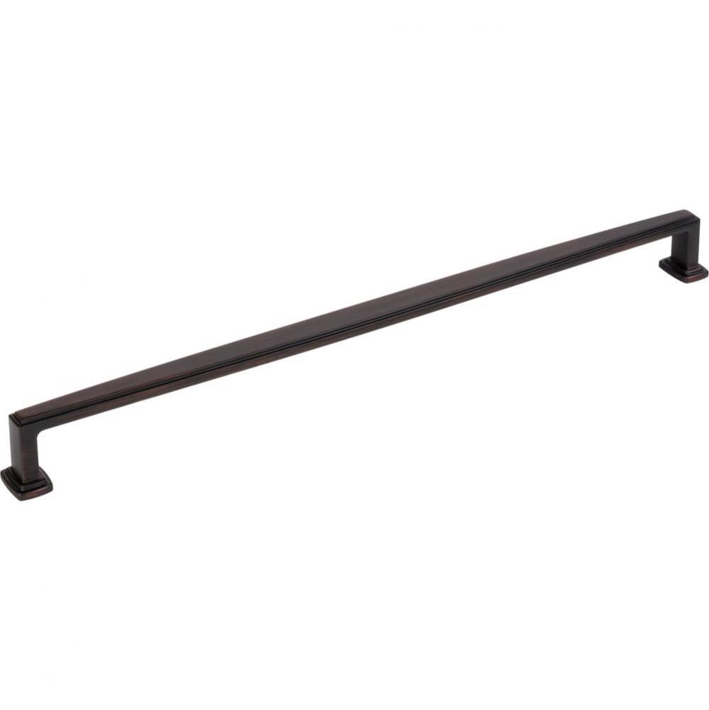 305 mm Center-to-Center Brushed Oil Rubbed Bronze Richard Cabinet Pull