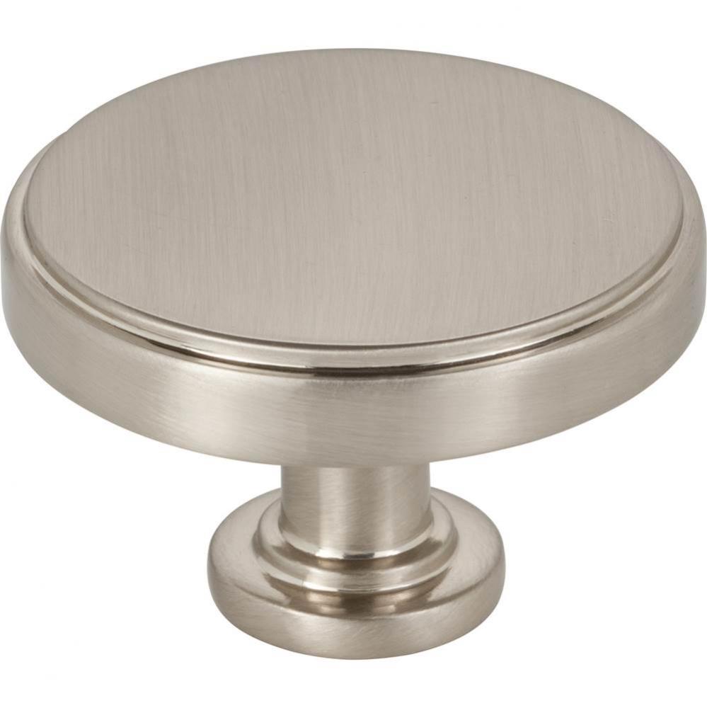 1-3/4'' Diameter Satin Nickel Richard Cabinet Knob