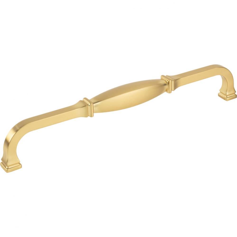 12'' Center-to-Center Brushed Gold Audrey Appliance Handle